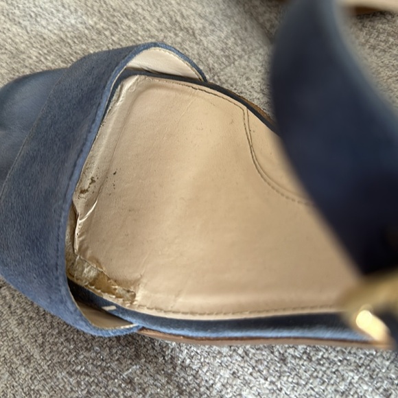 •worn•Blue Sandals Heels Cole Haan - Picture 3 of 10